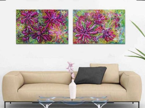 Flower Garden | Diptych